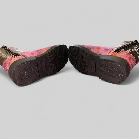 NWOT Smoky Mountain Toddler Autry Pink & Brown Boots Size 3 - Picture 5 of 7